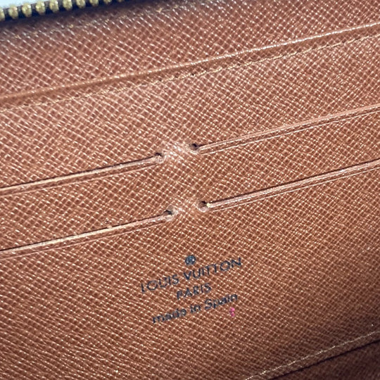 LOUIS VUITTON Long Wallet Purse M93759 Monogram canvas Brown Monogram Rose Stephen Sprouse Zippy wallet Women Used Authentic