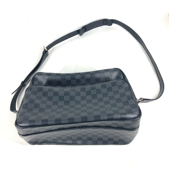 LOUIS VUITTON Shoulder Bag N45252 Damier Grafitto Canvas black Damier Grafitte Io mens(Unisex) Used Authentic