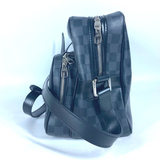 LOUIS VUITTON Shoulder Bag N45252 Damier Grafitto Canvas black Damier Grafitte Io mens(Unisex) Used Authentic