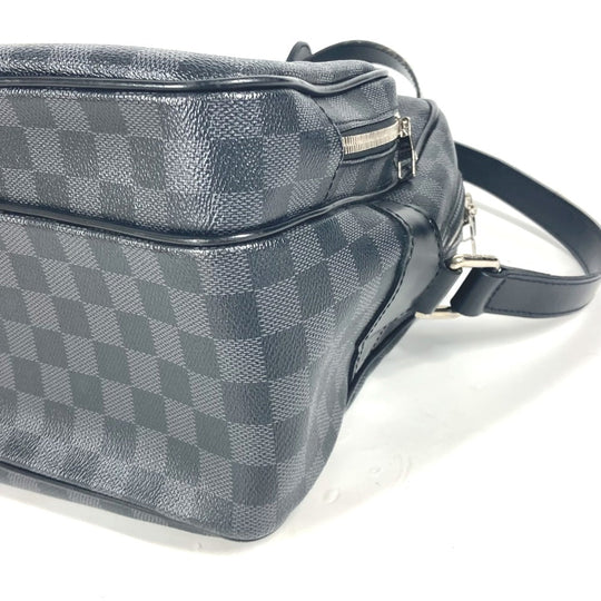 LOUIS VUITTON Shoulder Bag N45252 Damier Grafitto Canvas black Damier Grafitte Io mens(Unisex) Used Authentic