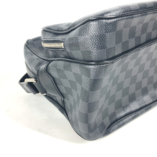 LOUIS VUITTON Shoulder Bag N45252 Damier Grafitto Canvas black Damier Grafitte Io mens(Unisex) Used Authentic