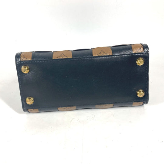 LOUIS VUITTON Shoulder Bag M53252 leather Brown Monogram reverse City Steamer PM Women Used Authentic