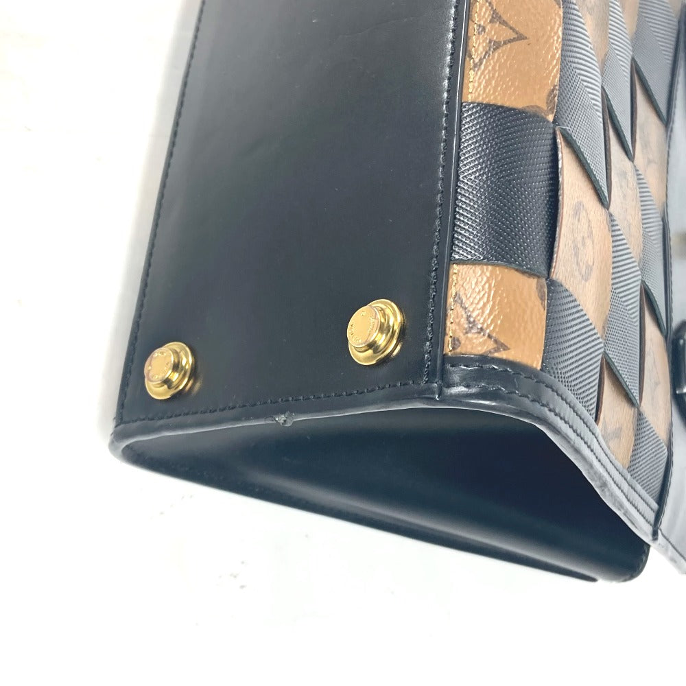 LOUIS VUITTON Shoulder Bag M53252 leather Brown Monogram reverse City Steamer PM Women Used Authentic