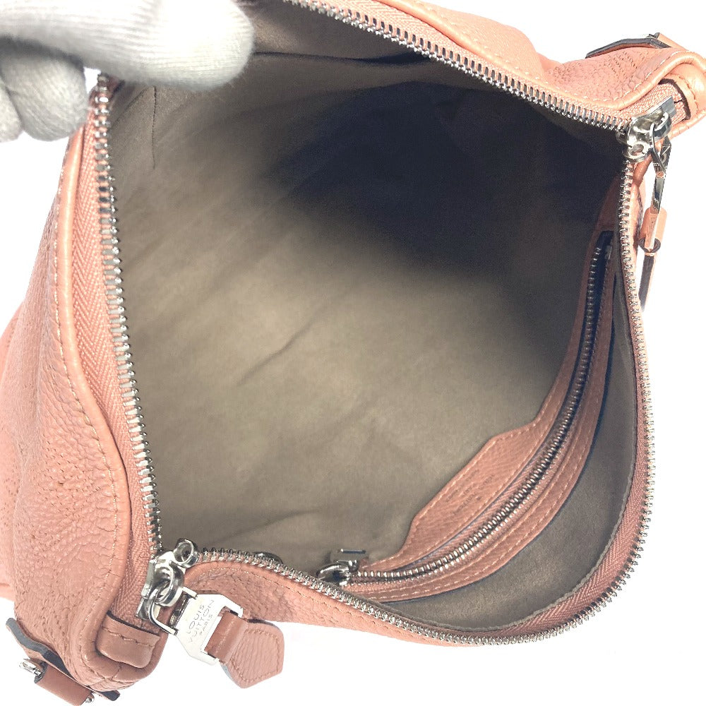 LOUIS VUITTON Shoulder Bag M94276 monogram mahina leather pink Monogram Mahina Serene PM Women Used Authentic