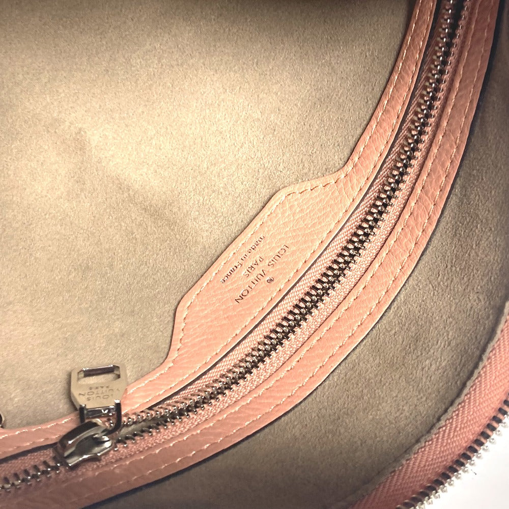 LOUIS VUITTON Shoulder Bag M94276 monogram mahina leather pink Monogram Mahina Serene PM Women Used Authentic