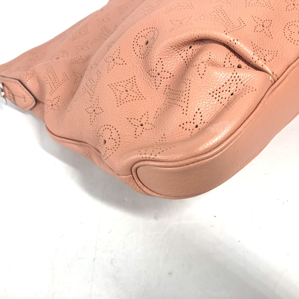 LOUIS VUITTON Shoulder Bag M94276 monogram mahina leather pink Monogram Mahina Serene PM Women Used Authentic