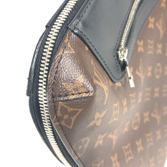 LOUIS VUITTON Business bag M54019 Monogram macacer canvas Brown Monogram macacer Porto de Cumanjour PDJ mens Used Authentic