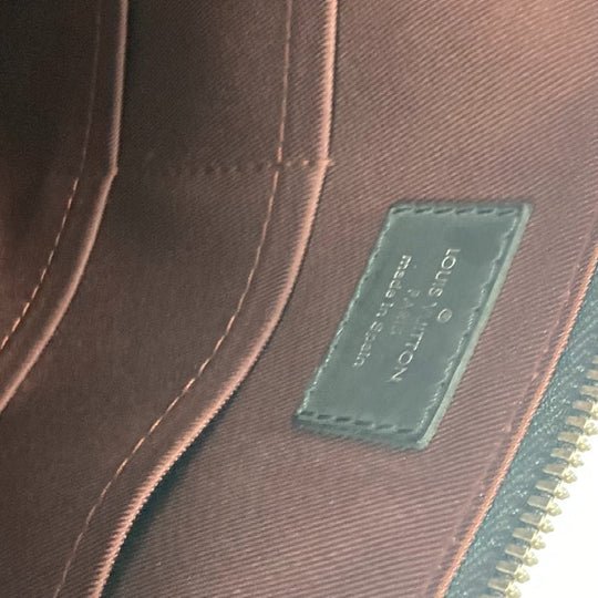 LOUIS VUITTON Business bag M54019 Monogram macacer canvas Brown Monogram macacer Porto de Cumanjour PDJ mens Used Authentic