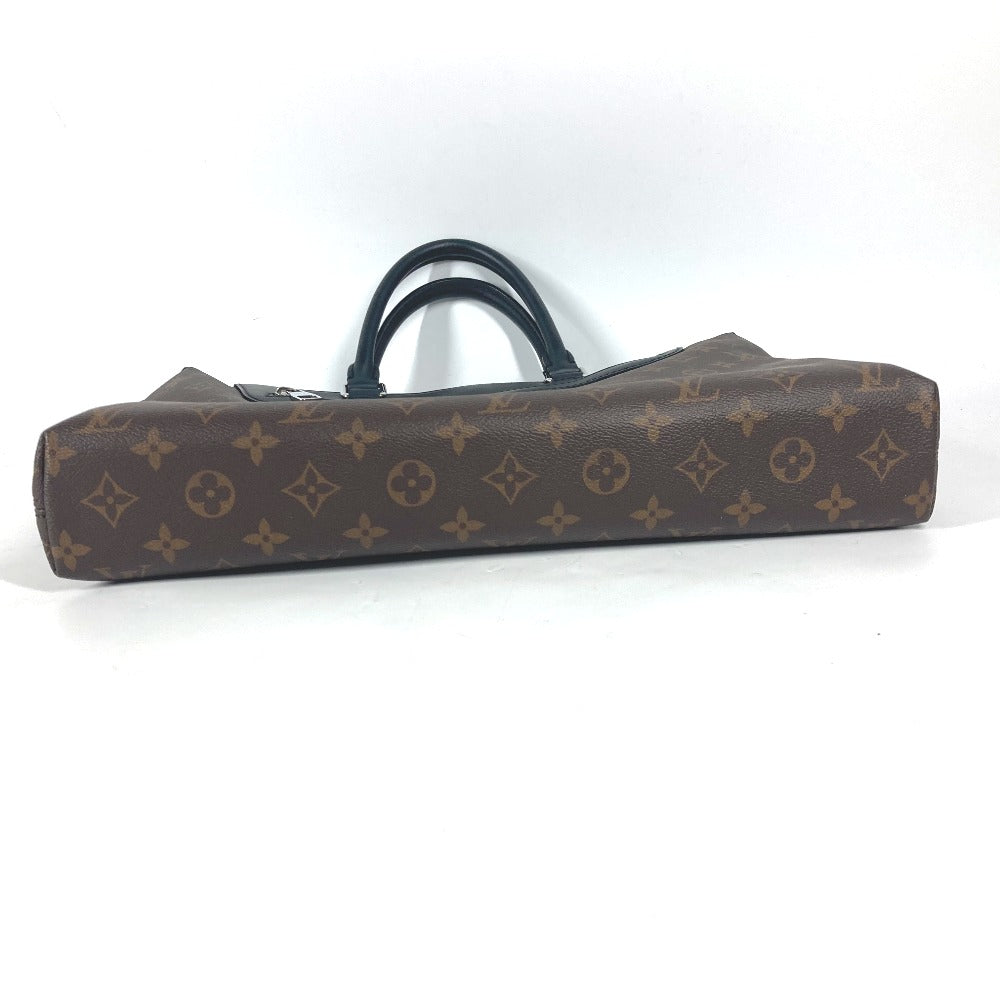 LOUIS VUITTON Business bag M54019 Monogram macacer canvas Brown Monogram macacer Porto de Cumanjour PDJ mens Used Authentic