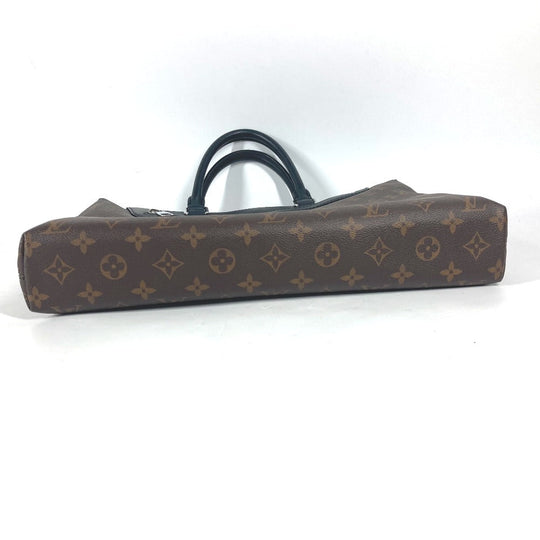 LOUIS VUITTON Business bag M54019 Monogram macacer canvas Brown Monogram macacer Porto de Cumanjour PDJ mens Used Authentic