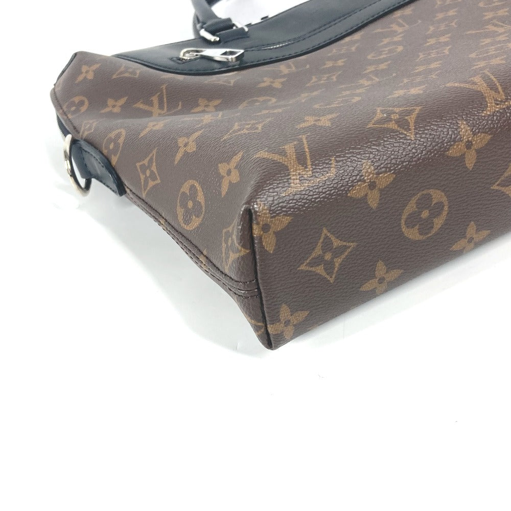 LOUIS VUITTON Business bag M54019 Monogram macacer canvas Brown Monogram macacer Porto de Cumanjour PDJ mens Used Authentic