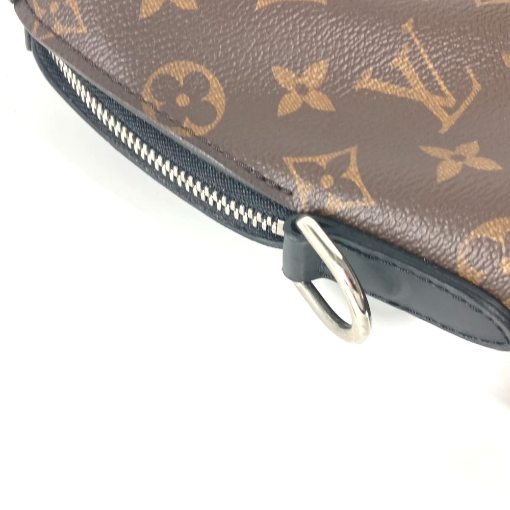 LOUIS VUITTON Business bag M54019 Monogram macacer canvas Brown Monogram macacer Porto de Cumanjour PDJ mens Used Authentic