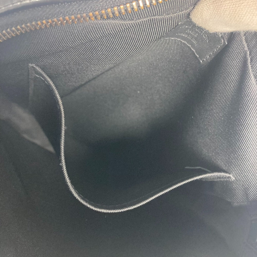 LOUIS VUITTON Shoulder Bag N23355 Damier Anfini Leather black Damier Anfini Pochette District mens Used Authentic