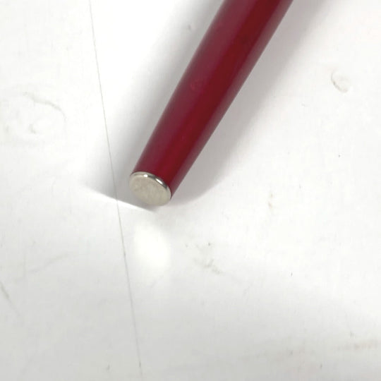 LOUIS VUITTON Ballpoint pen Metal, Resin Red Monogram pen unisex(Unisex) Used Authentic