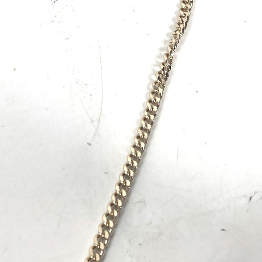 CHANEL Necklace metal gold 22C CC COCO Mark Rhinestone Lipstick Women Used Authentic