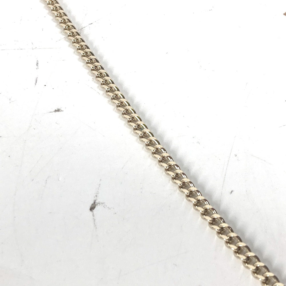 CHANEL Necklace metal gold 22C CC COCO Mark Rhinestone Lipstick Women Used Authentic