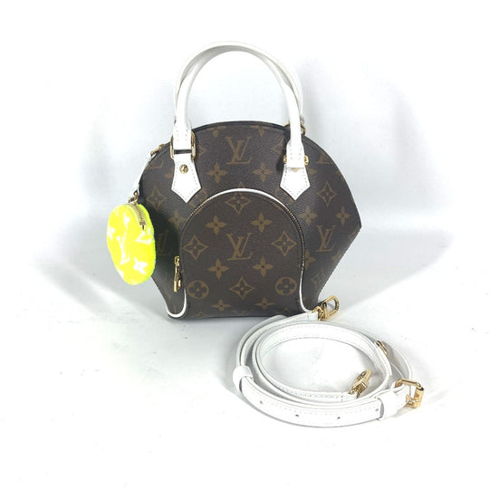 LOUIS VUITTON Handbag M20752 Monogram Vernis, Leather Brown Monogram LV Match Ellipse MM Women Used Authentic