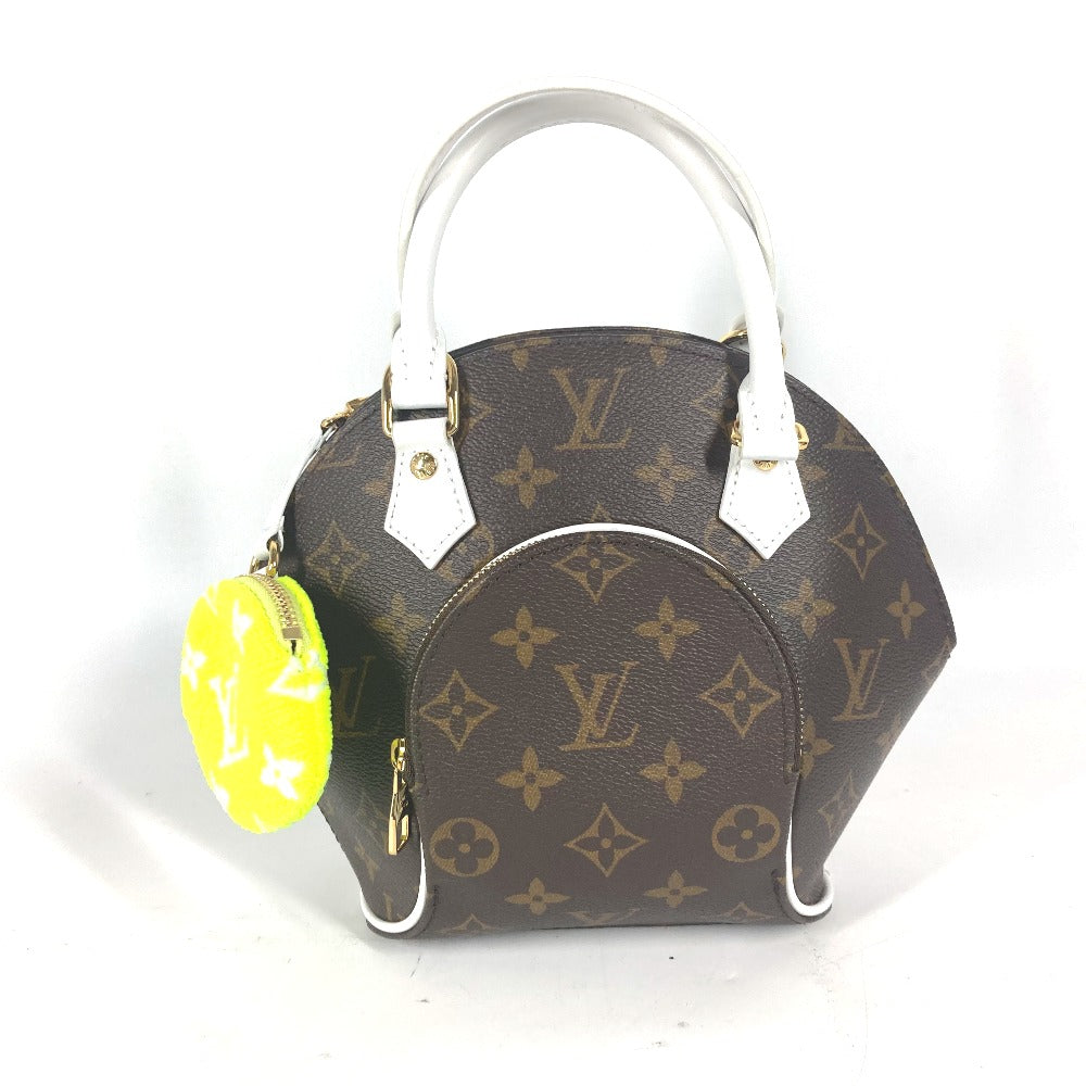 LOUIS VUITTON Handbag M20752 Monogram Vernis, Leather Brown Monogram LV Match Ellipse MM Women Used Authentic