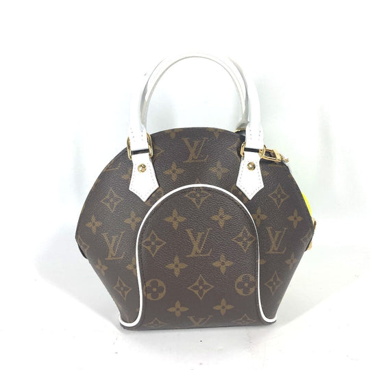LOUIS VUITTON Handbag M20752 Monogram Vernis, Leather Brown Monogram LV Match Ellipse MM Women Used Authentic