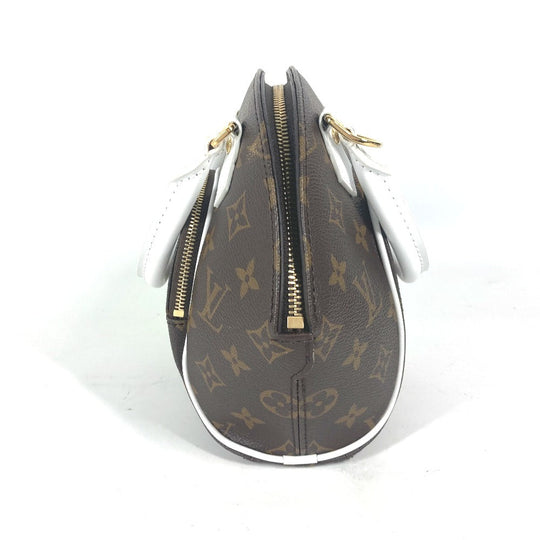 LOUIS VUITTON Handbag M20752 Monogram Vernis, Leather Brown Monogram LV Match Ellipse MM Women Used Authentic
