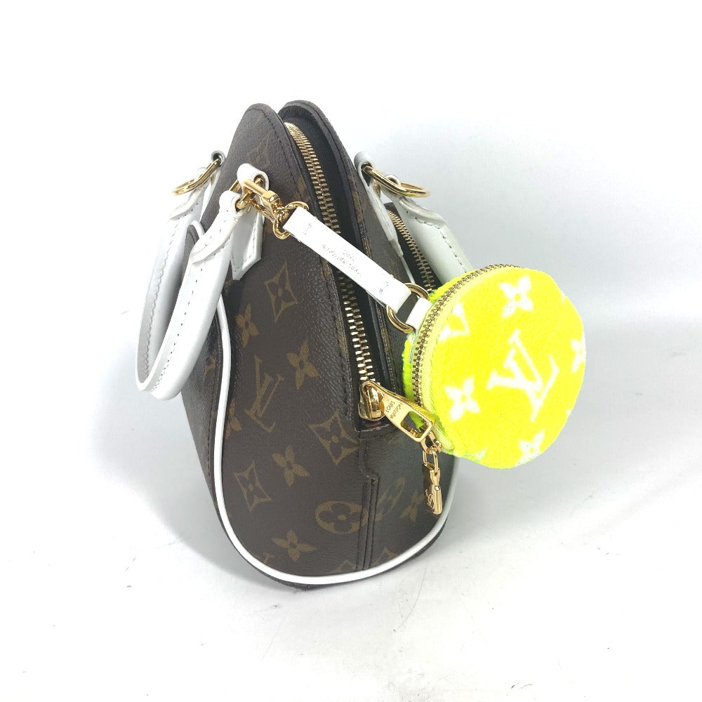 LOUIS VUITTON Handbag M20752 Monogram Vernis, Leather Brown Monogram LV Match Ellipse MM Women Used Authentic