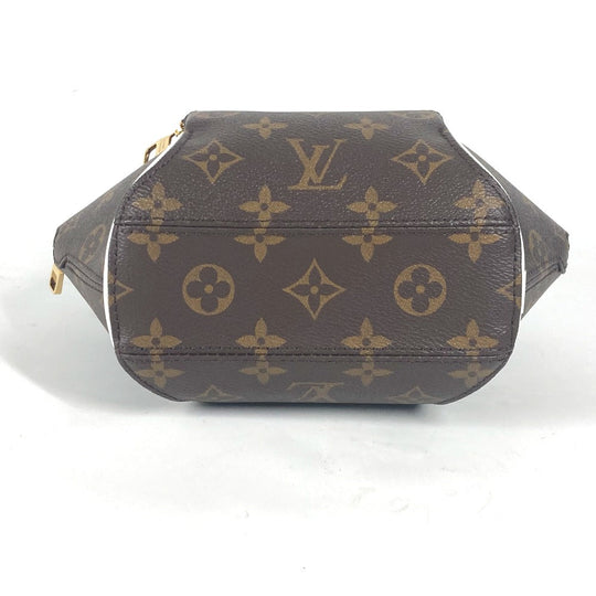 LOUIS VUITTON Handbag M20752 Monogram Vernis, Leather Brown Monogram LV Match Ellipse MM Women Used Authentic