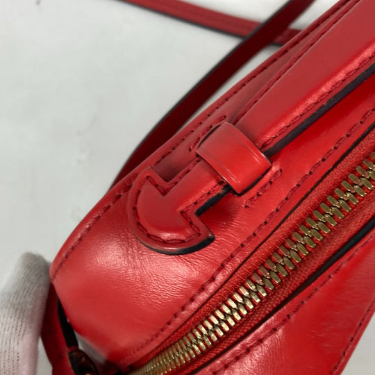 LOUIS VUITTON Shoulder Bag M43556 Monogram canvas Red Monogram Saintonge Women Used Authentic