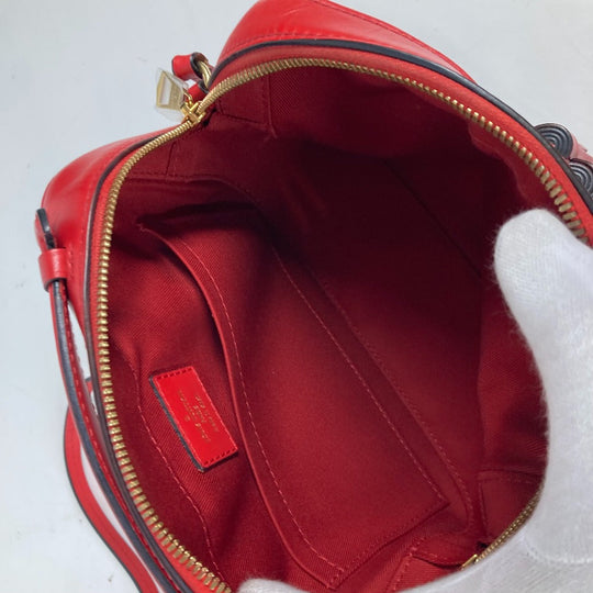 LOUIS VUITTON Shoulder Bag M43556 Monogram canvas Red Monogram Saintonge Women Used Authentic