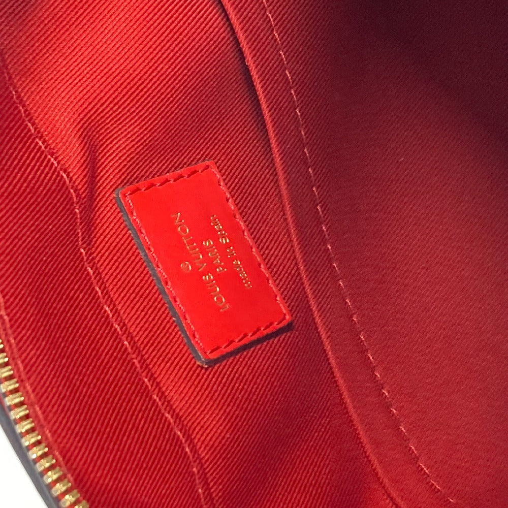 LOUIS VUITTON Shoulder Bag M43556 Monogram canvas Red Monogram Saintonge Women Used Authentic