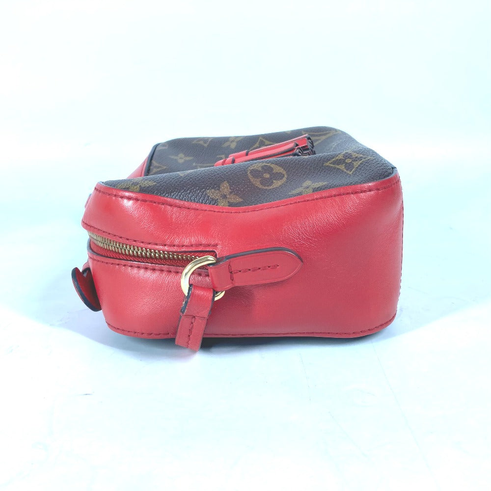 LOUIS VUITTON Shoulder Bag M43556 Monogram canvas Red Monogram Saintonge Women Used Authentic