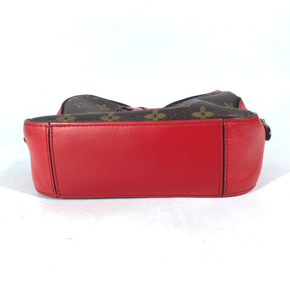 LOUIS VUITTON Shoulder Bag M43556 Monogram canvas Red Monogram Saintonge Women Used Authentic