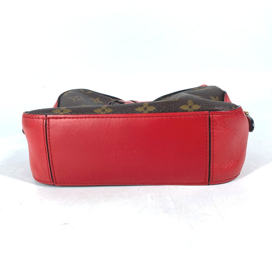 LOUIS VUITTON Shoulder Bag M43556 Monogram canvas Red Monogram Saintonge Women Used Authentic