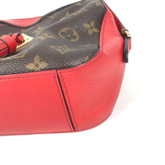 LOUIS VUITTON Shoulder Bag M43556 Monogram canvas Red Monogram Saintonge Women Used Authentic