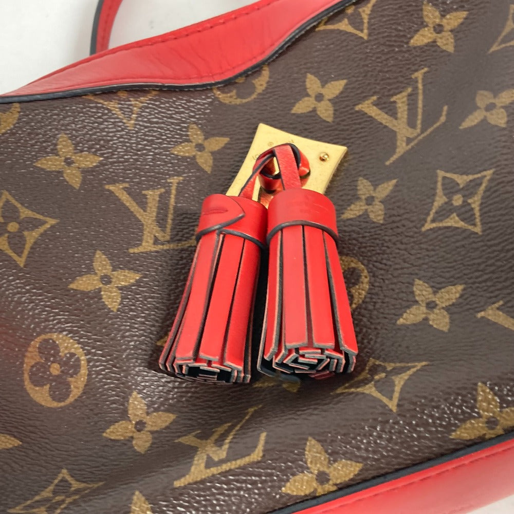 LOUIS VUITTON Shoulder Bag M43556 Monogram canvas Red Monogram Saintonge Women Used Authentic