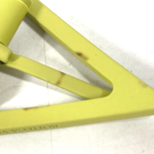 BOTTEGAVENETA belt 691232 rubber Light green type Triangle unisex(Unisex) 100 Used Authentic
