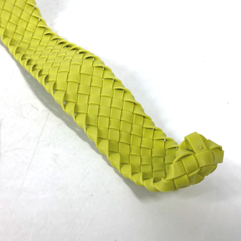 BOTTEGAVENETA belt 691232 rubber Light green type Triangle unisex(Unisex) 100 Used Authentic