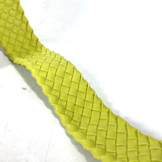 BOTTEGAVENETA belt 691232 rubber Light green type Triangle unisex(Unisex) 100 Used Authentic