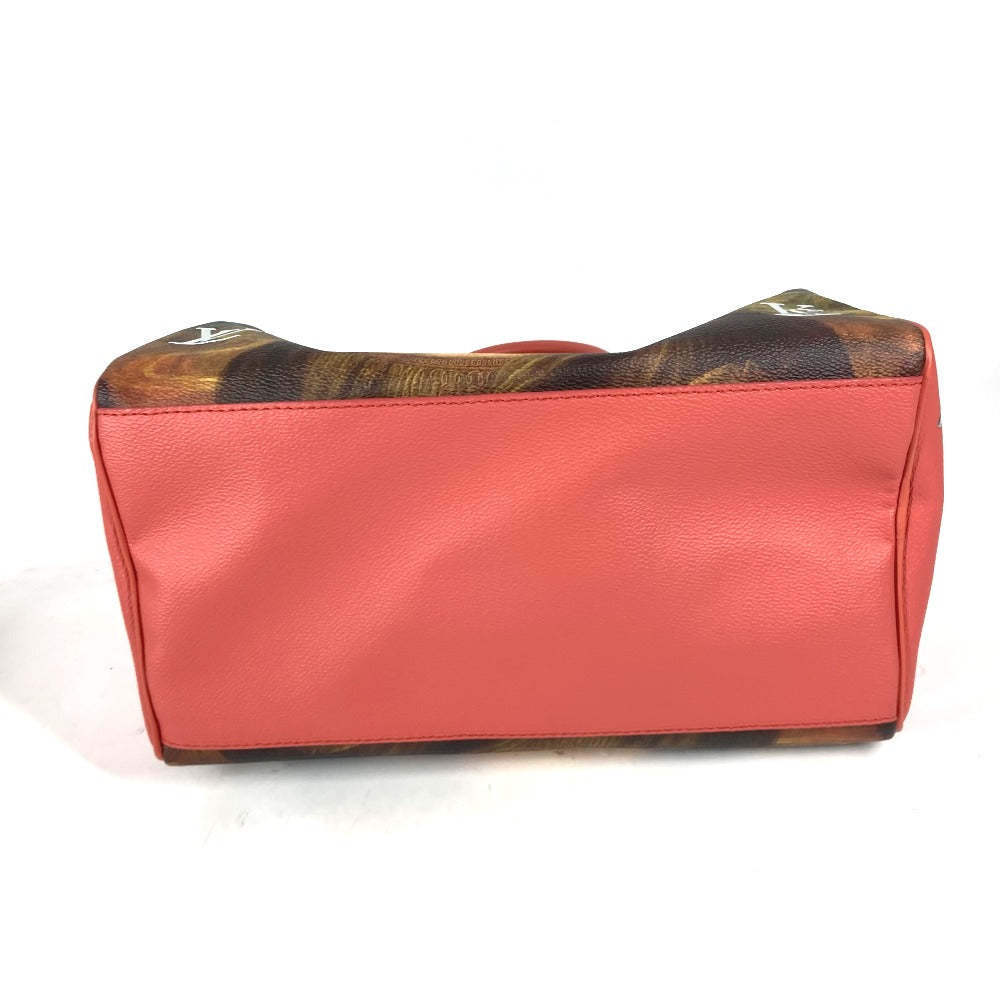 LOUIS VUITTON Handbag M43372 Leather / PVC pink Masters collection Speedy 30 Mona Lisa Women Used Authentic