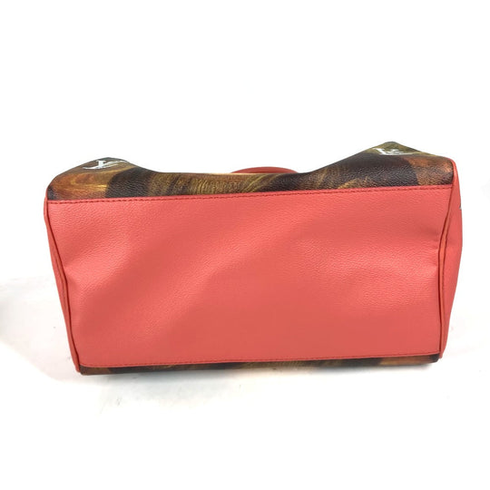 LOUIS VUITTON Handbag M43372 Leather / PVC pink Masters collection Speedy 30 Mona Lisa Women Used Authentic