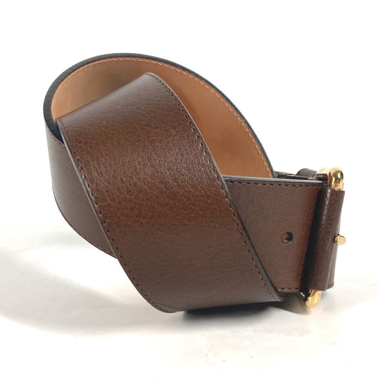 LOUIS VUITTON belt leather Brown unisex(Unisex) 36 Used Authentic