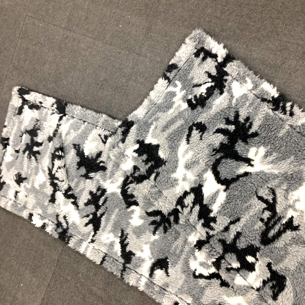 BALENCIAGA Scarf 673572 Polyester, Acrylic gray logo Stole Shawl Large unisex(Unisex) Used Authentic