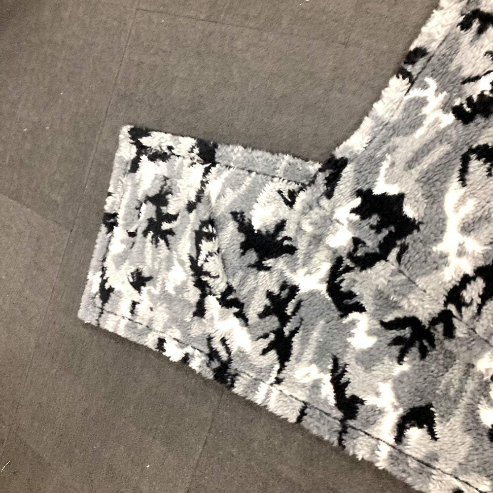 BALENCIAGA Scarf 673572 Polyester, Acrylic gray logo Stole Shawl Large unisex(Unisex) Used Authentic