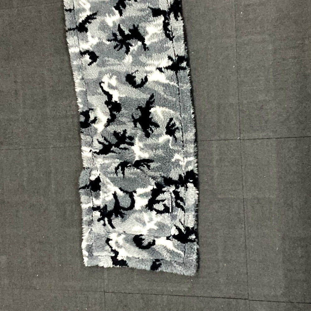 BALENCIAGA Scarf 673572 Polyester, Acrylic gray logo Stole Shawl Large unisex(Unisex) Used Authentic