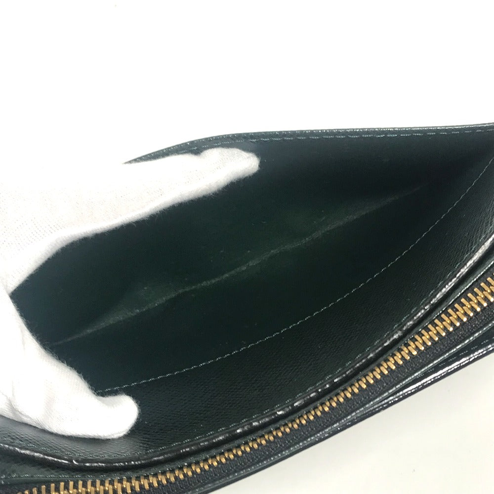 LOUIS VUITTON business bag M30184 Taiga Leather green Taiga Baikal mens Used Authentic