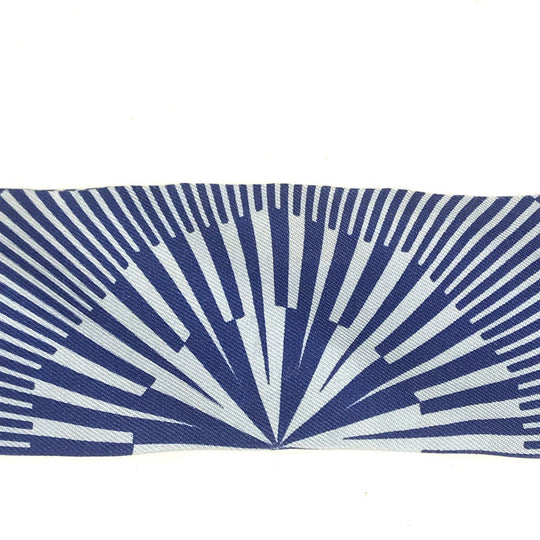 HERMES scarf silk blue Twilly Twilly Women Used Authentic