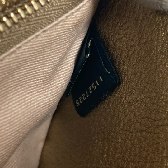 BVLGARI Long Wallet Purse 32562 leather gold S.Bulgari Solutio Bvlgari unisex(Unisex) Used Authentic