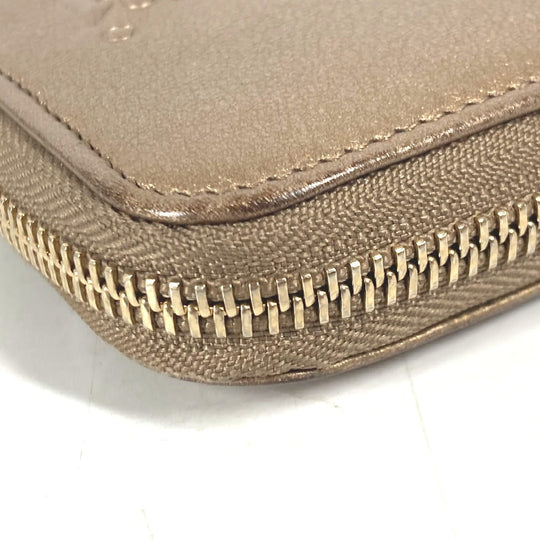 BVLGARI Long Wallet Purse 32562 leather gold S.Bulgari Solutio Bvlgari unisex(Unisex) Used Authentic