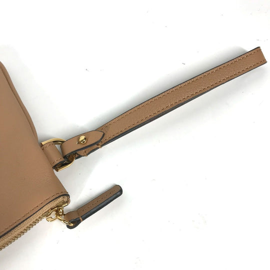 VERSACE Clutch bag leather beige Medusa unisex(Unisex) Used Authentic