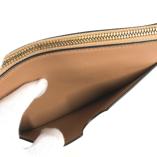 VERSACE Clutch bag leather beige Medusa unisex(Unisex) Used Authentic