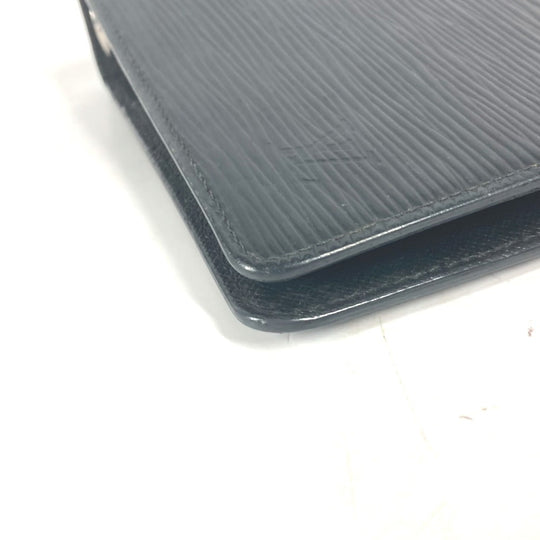 LOUIS VUITTON Notebook cover R20042 Epi Leather black Epi Agenda MM mens Used Authentic